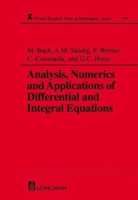 bokomslag Analysis, Numerics and Applications of Differential and Integral Equations