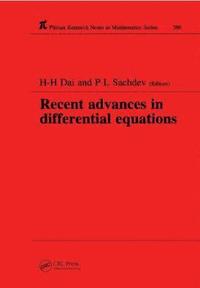 bokomslag Recent Advances in Differential Equations