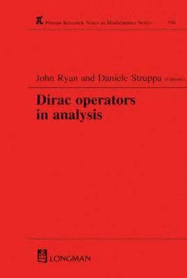 Dirac Operators in Analysis