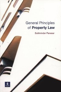 bokomslag General Principles of Property Law