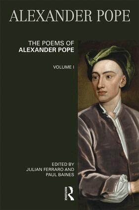 Julian Ferraro, Paul Baines - Poems of Alexander Pope: Volume One, Inbunden