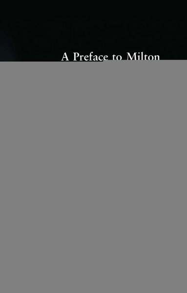 Lois Potter - Preface to Milton, Häftad