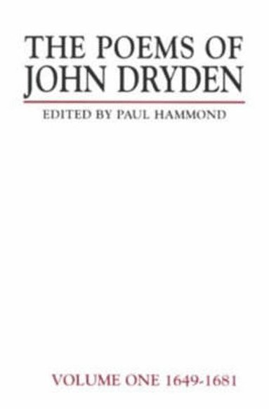 bokomslag The Poems of John Dryden: Volume One