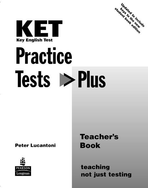 Peter Lucantoni - KET Practice Tests Plus Teacher's Book New Edition, Häftad