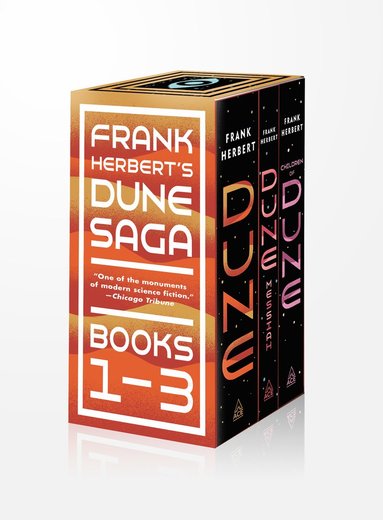 bokomslag Frank Herbert's Dune Saga 3-Book Boxed Set: Dune, Dune Messiah, and Children of Dune