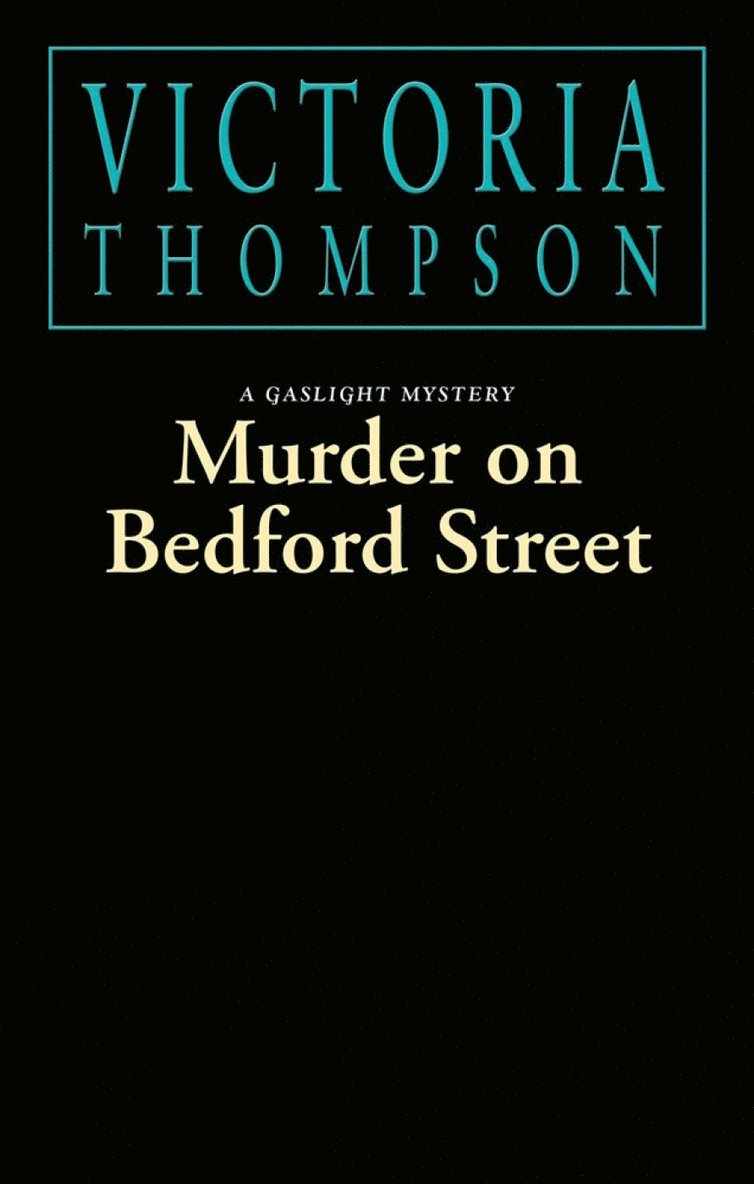 Victoria Thompson - Murder on Bedford Street, Inbunden