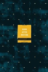 bokomslag Burn After Writing (Dots)