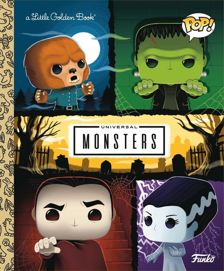 Universal Monsters Little Golden Book (Funko Pop!)