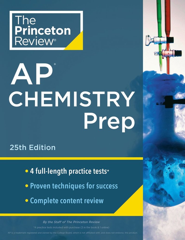 The Princeton Review - Princeton Review AP Chemistry Prep, 2024, Häftad