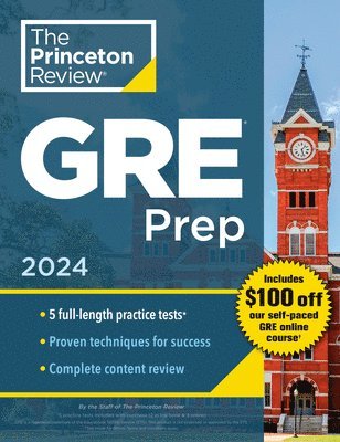 bokomslag Princeton Review GRE Prep, 2024