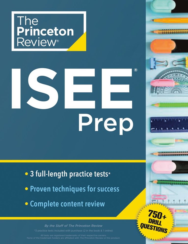 The Princeton Review, The Princeton Review - Princeton Review ISEE Prep, Häftad