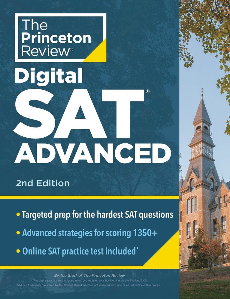 Princeton Review, The Princeton Review - Princeton Review SAT Advanced, 2nd Edition, Häftad