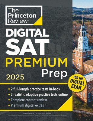 bokomslag Princeton Review Digital SAT Premium Prep, 2025