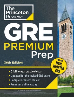 bokomslag Princeton Review GRE Premium Prep, 36th Edition