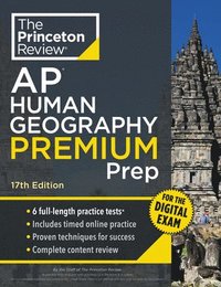 bokomslag Princeton Review AP Human Geography Premium Prep, 17th Edition: 6 Practice Tests + Digital Practice Online + Content Review