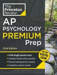 bokomslag Princeton Review AP Psychology Premium Prep, 23rd Edition: 4 Practice Tests + Digital Practice Online + Content Review