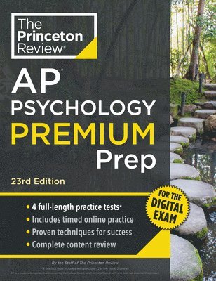 Princeton Review AP Psychology Premium Prep, 23rd Edition: 4 Practice Tests + Digital Practice Online + Content Review 1