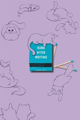 Burn After Writing (Purple with Cats) 1