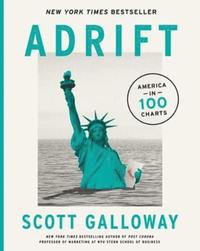 bokomslag Adrift: America in 100 Charts