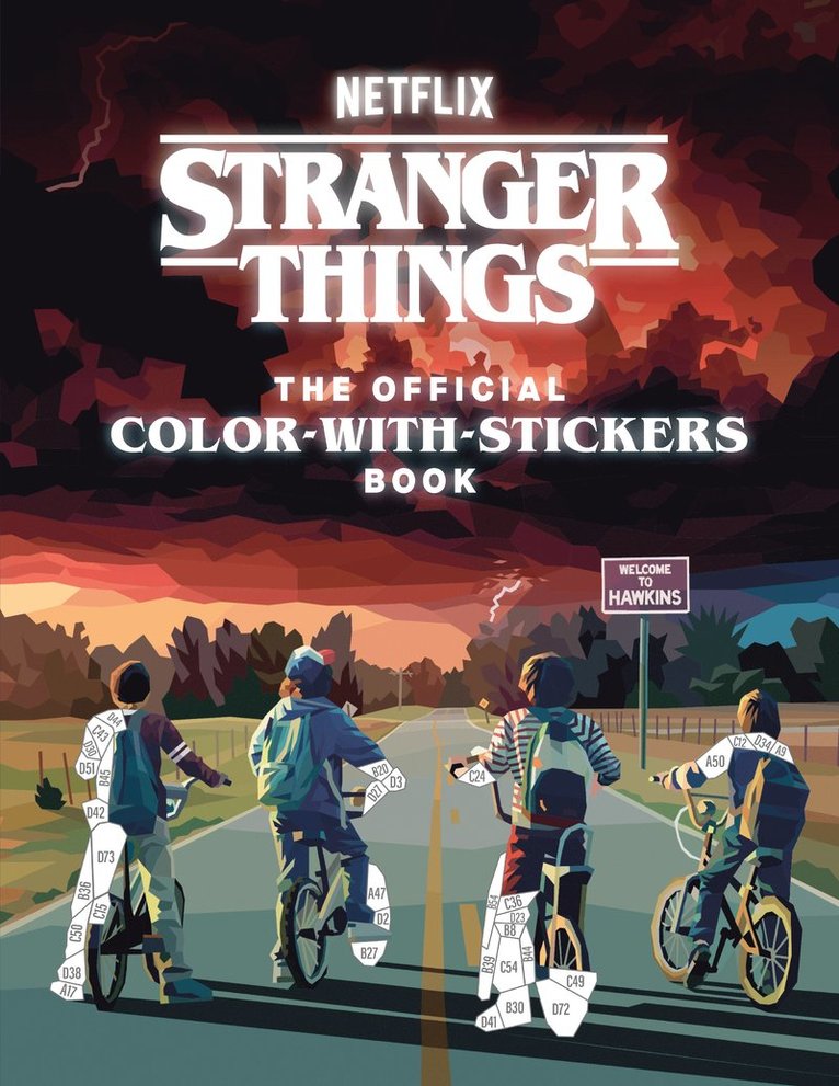 Stranger Things: The Official Color-with-Stickers Book