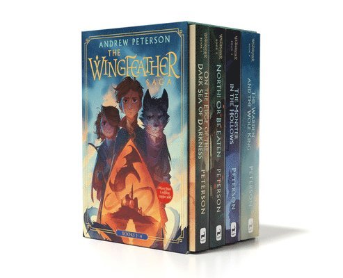 Wingfeather Saga Boxed Set: On the Edge of the Dark Sea of Darkness; North! or Be Eaten; The Monster in the Hollows; The Warden and the Wolf King 1