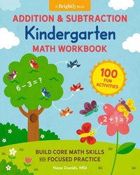 bokomslag Addition and Subtraction Kindergarten Math Workbook