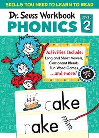 bokomslag Dr. Seuss Phonics Level 2 Workbook: A Phonics Workbook to Help Kids Ages 5-7 Learn to Read (for Kindergarten and 1st Grade)