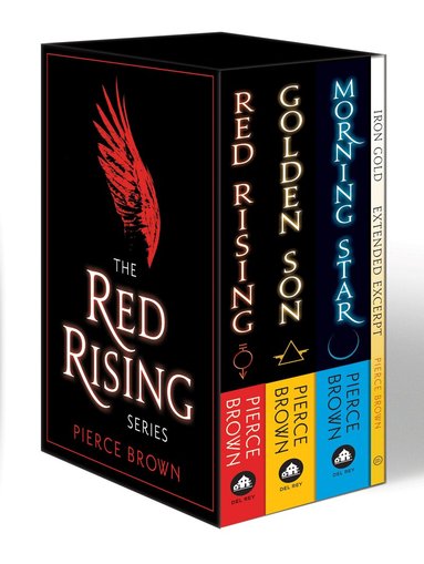 Pierce Brown - Red Rising 3-Book Box Set: Red Rising, Golden Son, Morning Star, and an Exclusive Extended Excerpt of Iron Gold, Häftad