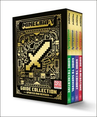 Mojang Ab, The Official Minecraft Team - Minecraft: Guide Collection 4-Book Boxed Set (Updated): Survival (Updated), Creative (Updated), Redstone (Updated), Combat, Inbunden