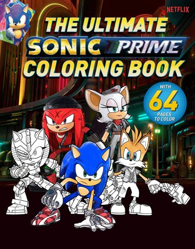 Ultimate Sonic Prime Coloring Book, Häftad