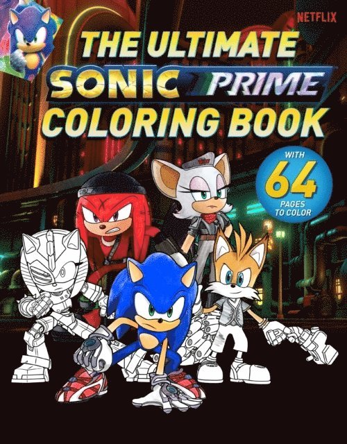 The Ultimate Sonic Prime Coloring Book 1