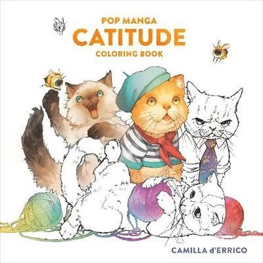 bokomslag Pop Manga Catitude Coloring Book