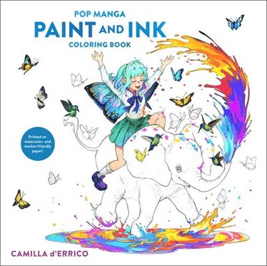 bokomslag Pop Manga Paint and Ink Coloring Book