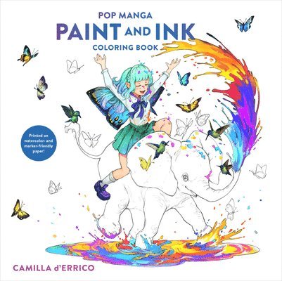 Camilla d'Errico, Camilla D'Errico, Camilla D'Errico - Pop Manga Paint and Ink Coloring Book, Häftad