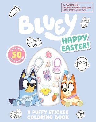 bokomslag Bluey: Happy Easter! a Puffy Sticker Coloring Book: With Over 50 Puffy Stickers