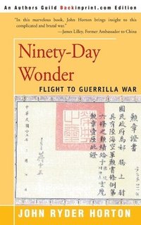 bokomslag Ninety-Day Wonder