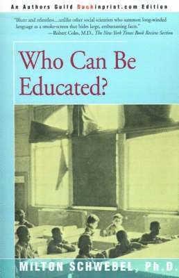 Who Can Be Educated? 1