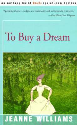 Jeanne Williams - To Buy a Dream, Häftad