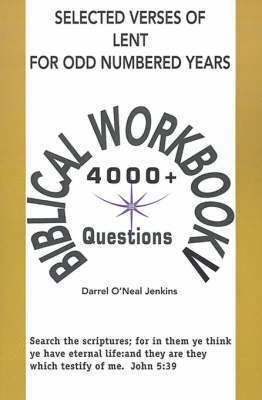 Darrel O'Neal Jenkins - Selected Verses of Lent for Odd Numbered Years, Häftad