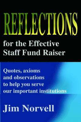 Reflections for the Effective Staff Fund Raiser