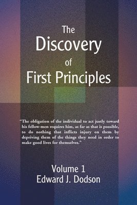 The Discovery of First Principles 1