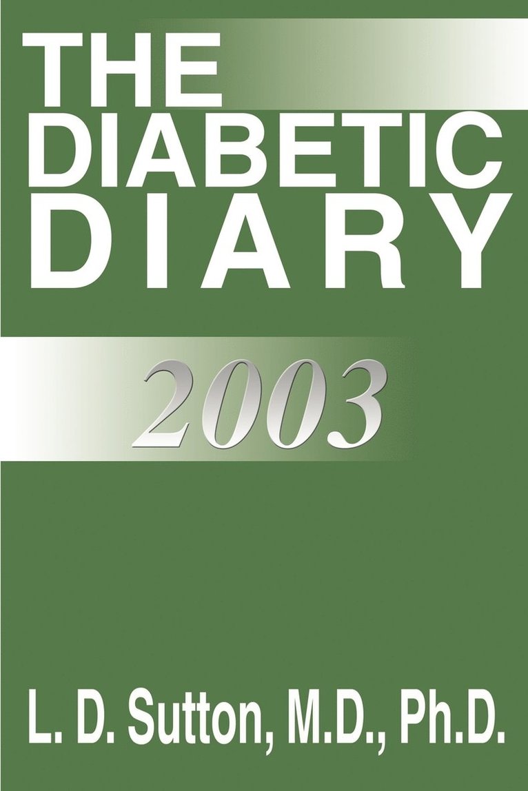 The Diabetic Diary 2003 1