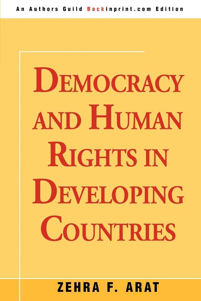 Democracy and Human Rights In Developing Countries 1