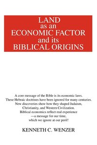 bokomslag Land as an Economic Factor and Its Biblical Origins