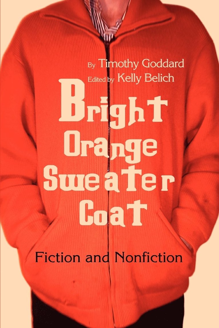 Bright Orange Sweater-Coat 1