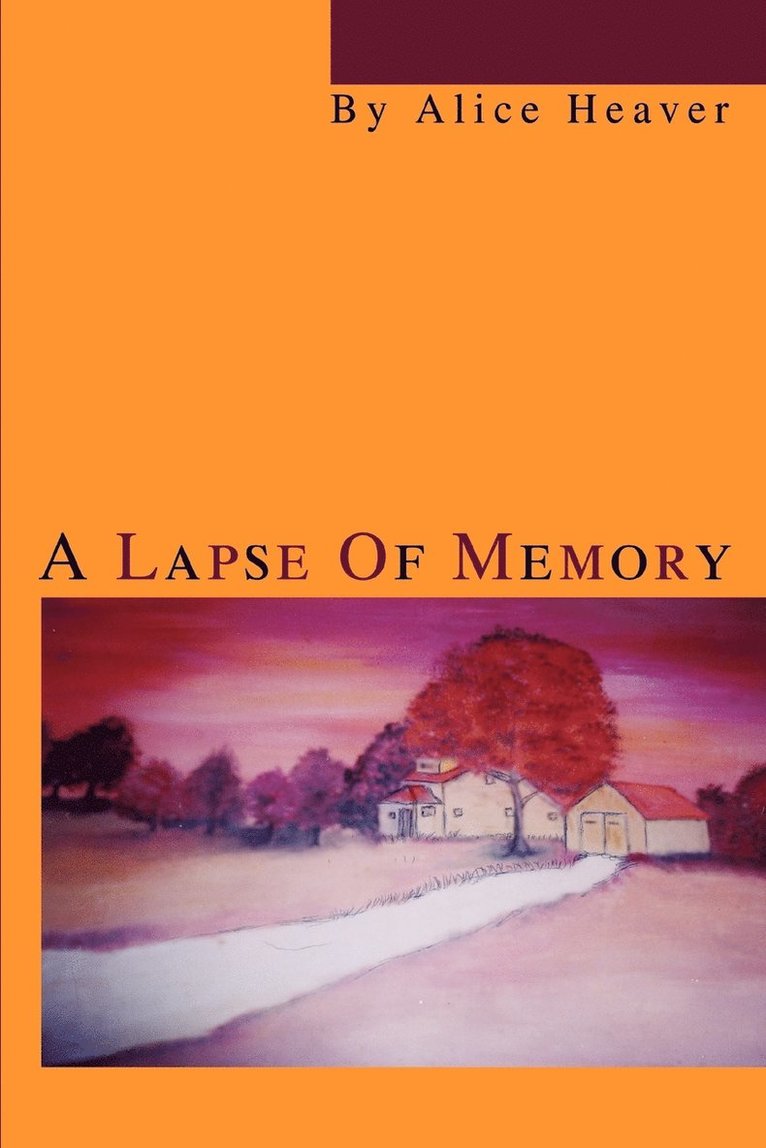 Alice Heaver - Lapse Of Memory, Häftad