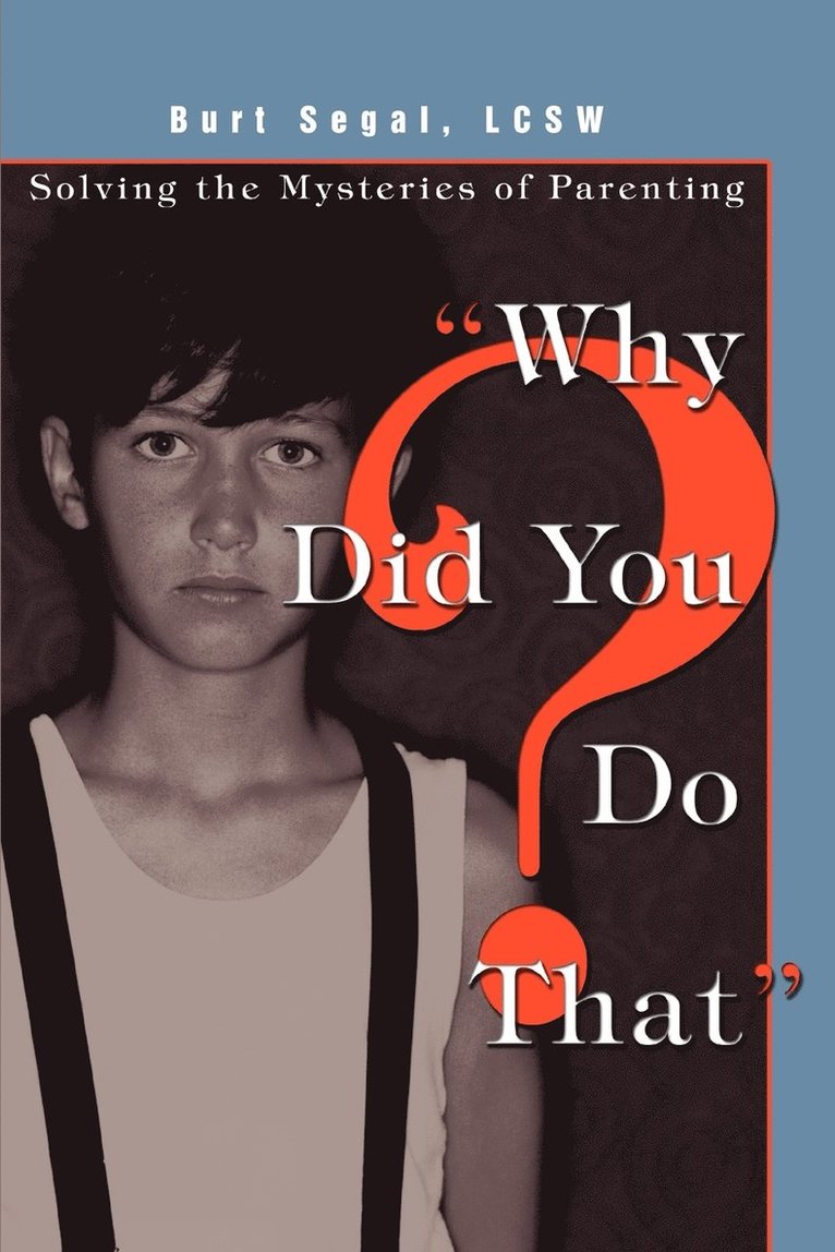 Burt Segal - Why Did You Do That?, Häftad