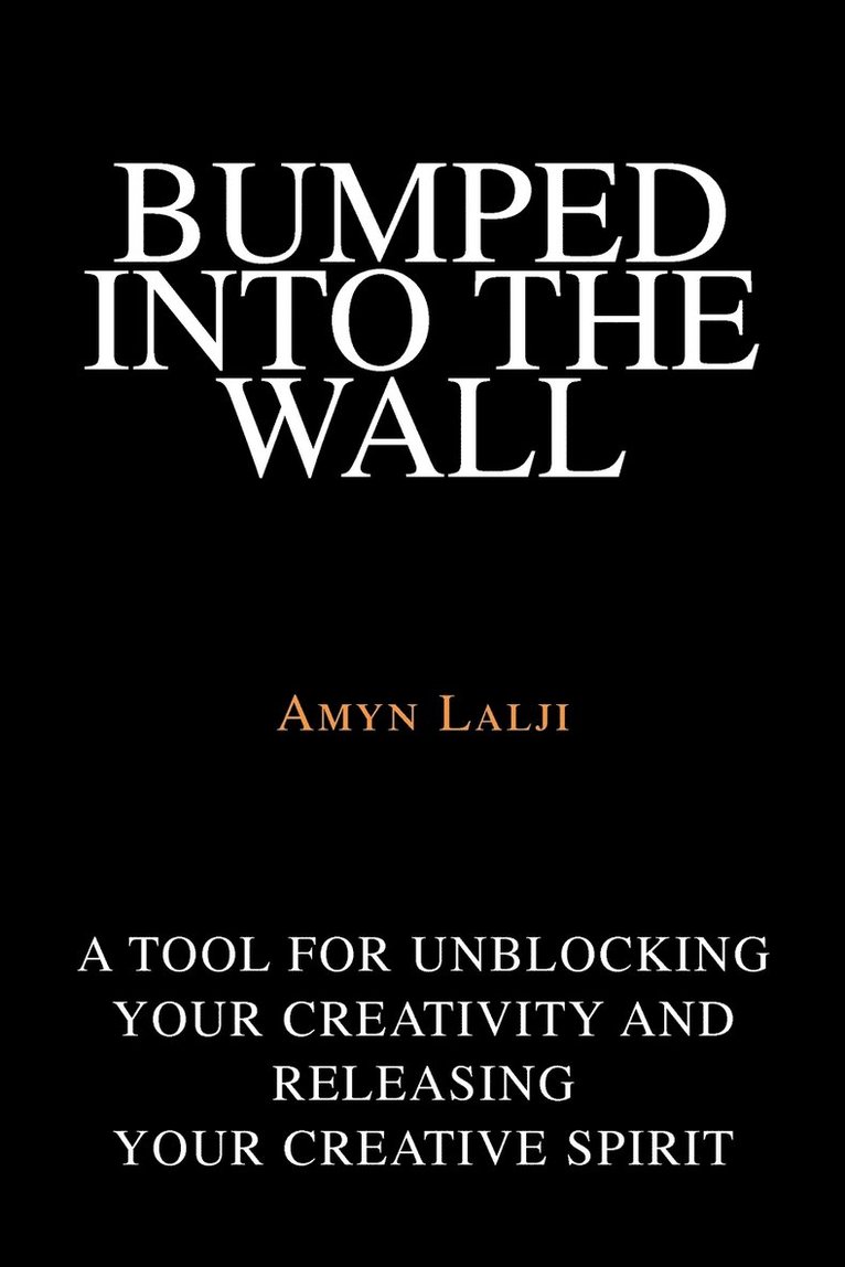 Amyn Lalji - Bumped into the Wall, Häftad