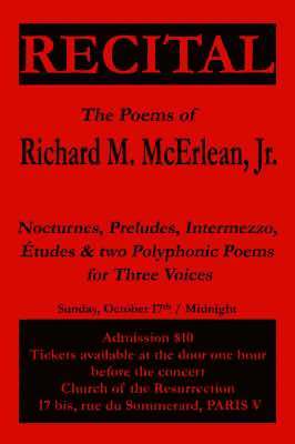 Richard M McErlean Jr, Jr. McErlean, Richard M., Richard M. McErlean, Jr., Jr. Richard M. McErlean - Recital, Häftad