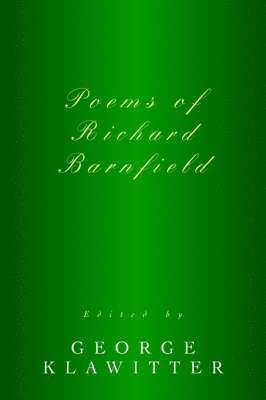 bokomslag Poems of Richard Barnfield